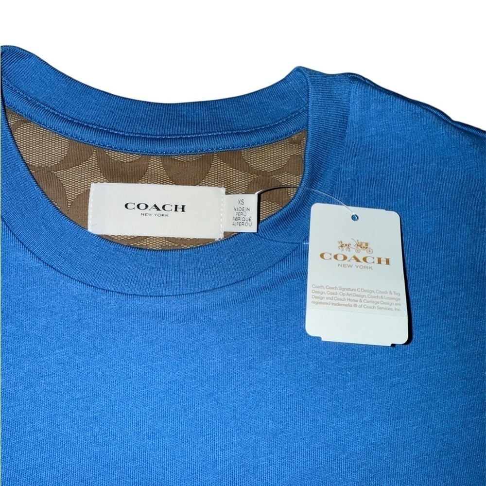 Coach Blue T-Shirt - Picture 4 of 6
